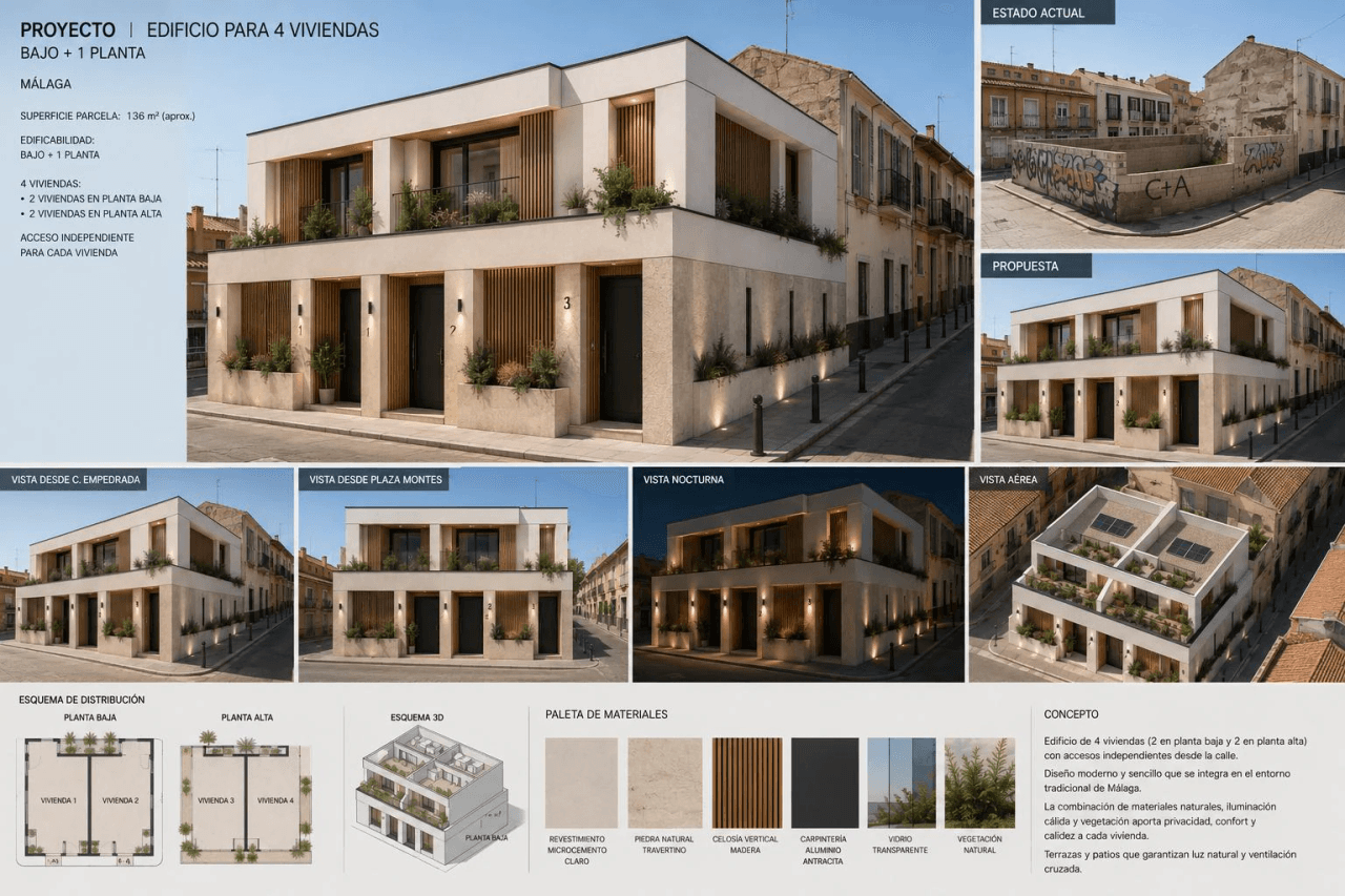EXCLUSIVO SOLAR URBANO MALAGA CENTRO-LA TRINIDAD